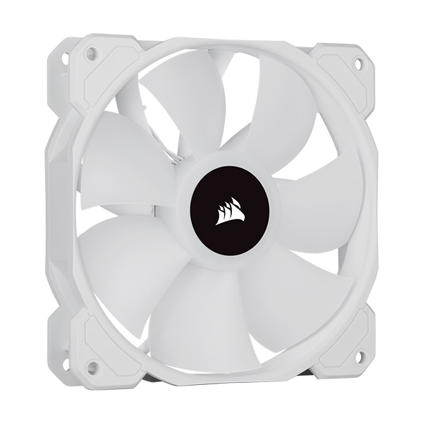 Corsair iCUE SP120 RGB Elite White Cabinet Fan With Lighting Node Core (Triple Pack)